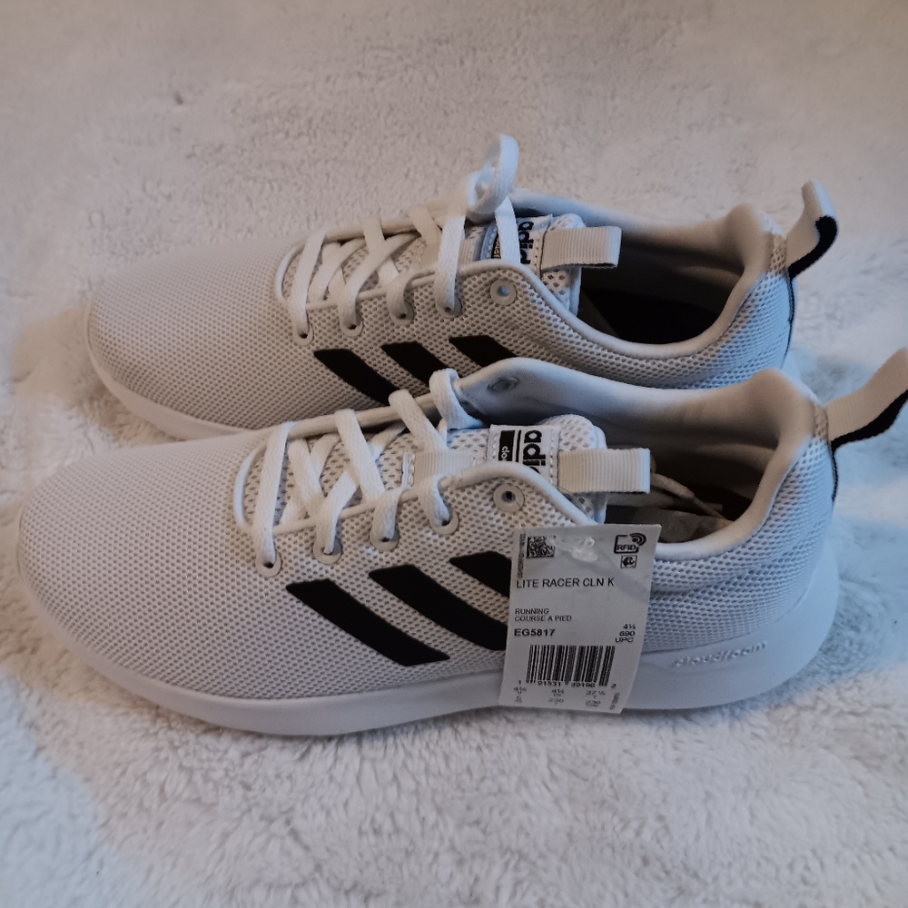 Brand New Adidas Lite Racer EG5817 Kids Sneakers - Picture 4 of 8